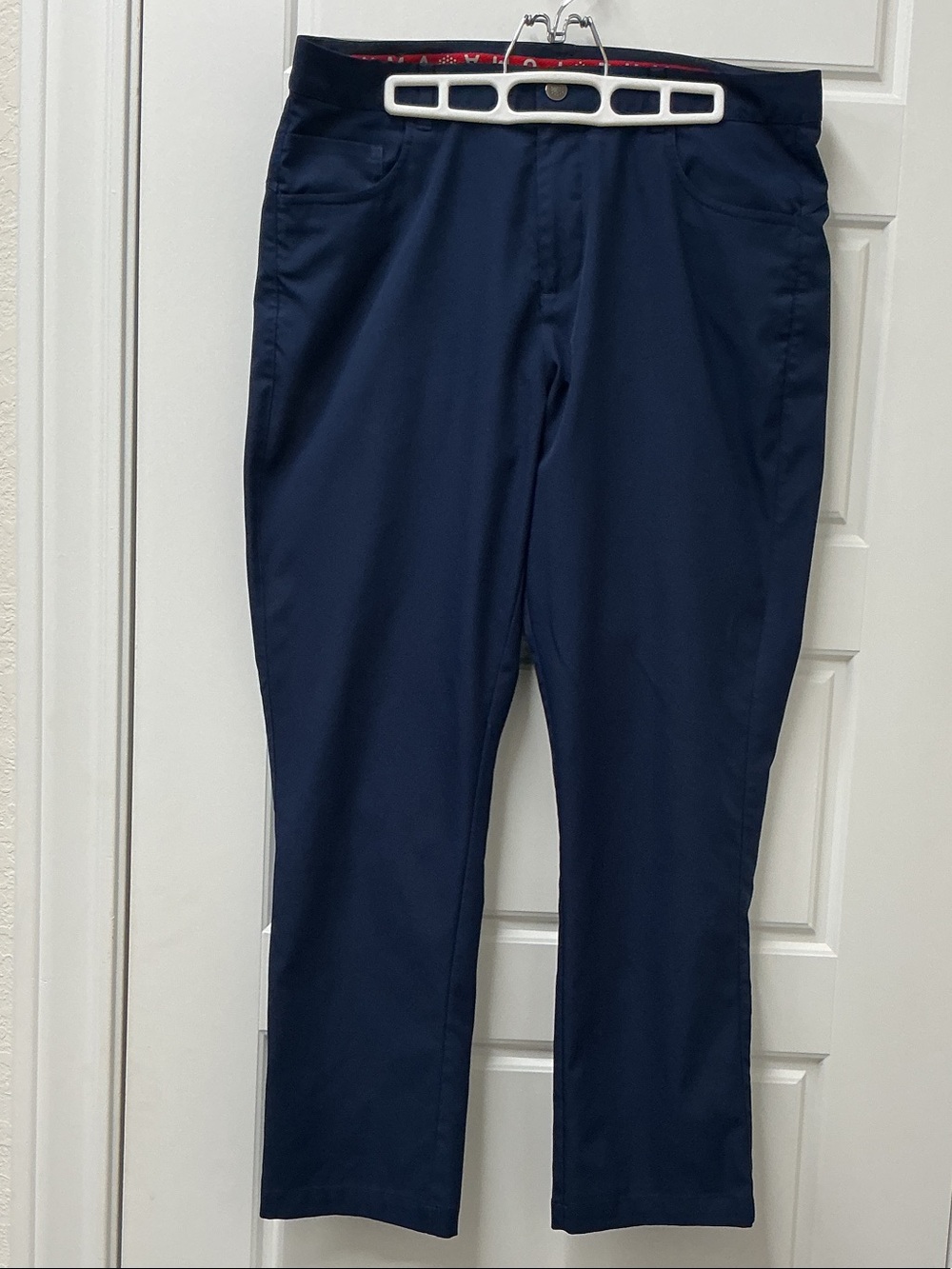 Men's Puma Navy Straight-Leg Golf Pants